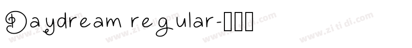 Daydream regular字体转换